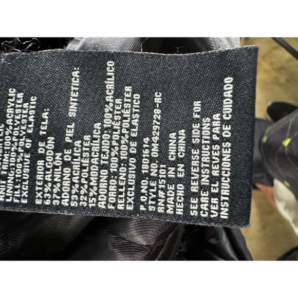 1 Madison Expedition Parka Adult M Heritage Jacket Black Faux Fur Hood‎ Womens - Picture 14 of 16